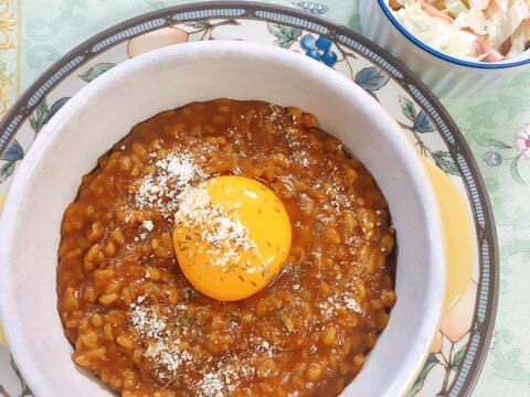 電子レンジでめちゃくちゃ簡単！カレーリゾット♪